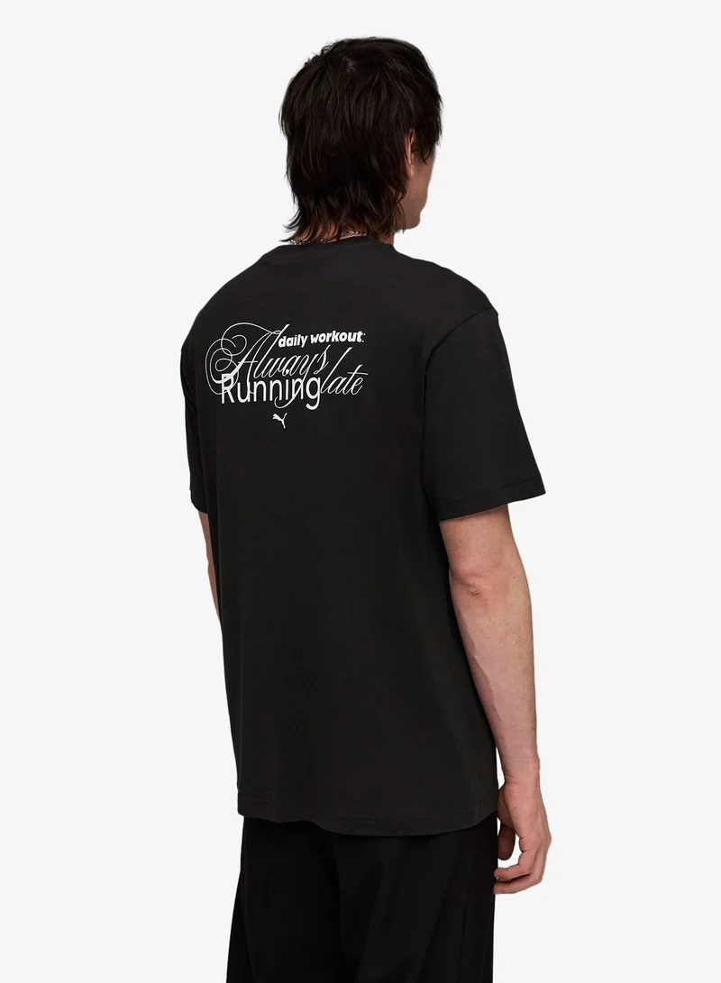 PUMA Graphic Slogan Relaxed T-Shirt